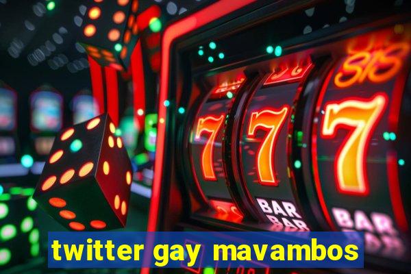 twitter gay mavambos