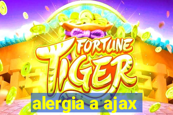 alergia a ajax