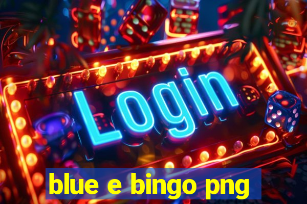 blue e bingo png