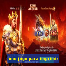 uno jogo para imprimir