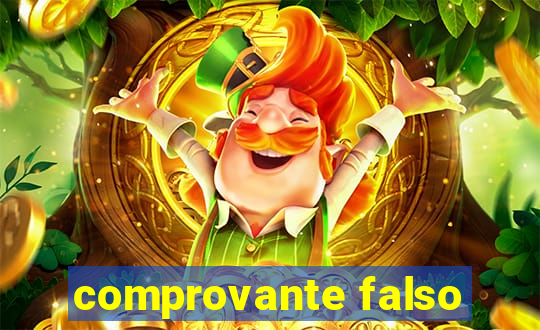 comprovante falso